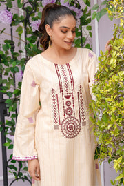 Safwa Embroidered Pret Lawn 1Pc Shirt 3R-1P-EMB-102