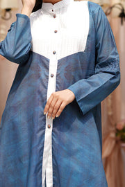 Safwa Digital Printed Pret Lawn Shirt 3R1-1P-P-106