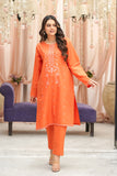 Safwa Embroidered Lawn Pret 2Pc Suit ( Shirt / Trouser ) 3R1-2P-EMB-01