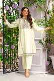 Safwa Embroidered Lawn Pret 2Pc Suit ( Shirt / Trouser ) 3R1-2P-EMB-06