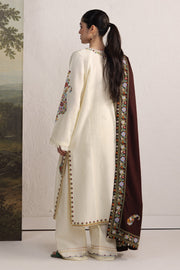 Coco Zara Shahjahan Embroidered Khaddar Unstitched 3Pc D-6A SHIREEN