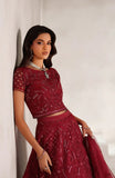 Zarif Muse Thread Embroidered Organza Unstitched 3Pc Suit ZE-MT-01 Sheen