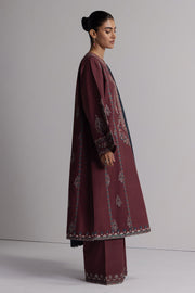 Coco Zara Shahjahan Embroidered Khaddar Unstitched 3Pc D-1A SARD