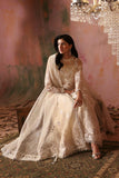 Tara by Sardinia Embroidered Organza Unstitched 3Pc Suit - Dove