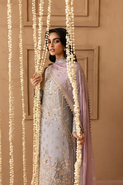 Emaan Adeel Sheherzadi Embroidered Chiffon Unstitched 3Pc Suit - MAHAYAM