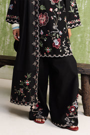 Coco Zara Shahjahan Embroidered Khaddar Unstitched 3Pc D-8A NAIRANG