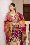 Zarposh Jahanara Festive Embroidered Net Unstitched 3Pc Suit - MIRAKA