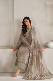 Zarif Muse Thread Embroidered Chiffon Unstitched 3Pc Suit ZE-MT-08 Aabroo