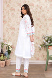 La Rosaa Spring Summer Embroidered Lawn Stitched 2Pc Suit LSS-24-04 White