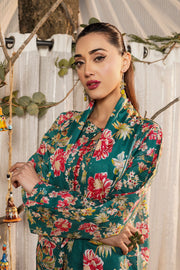 Safwa Printed Lawn Pret 3Pc Suit ( Ready To Wear ) P000513