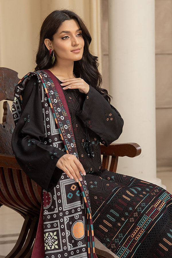 Safwa Ashley Embroidered Viscose Doria Unstitched 3Pc Suit ASC-20