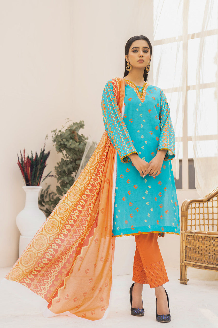 SSD-190 - DIGITAL PRINTS SHIRT DUPATTA COLLECTION