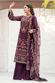 Motifz Rawayat Embroidered Chiffon Unstitched 3Pc Suit 4118 - CLAUDIA