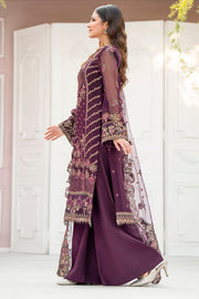 Motifz Rawayat Embroidered Chiffon Unstitched 3Pc Suit 4118 - CLAUDIA
