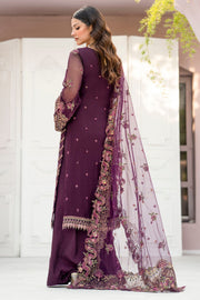 Motifz Rawayat Embroidered Chiffon Unstitched 3Pc Suit 4118 - CLAUDIA