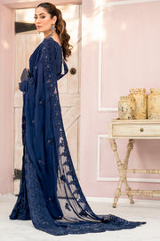 Motifz Rawayat Embroidered Chiffon Unstitched Saree 4120 - CASPARA