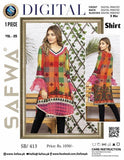 DSB-413- SAFWA DIGTAL PRINTS LAWN COLLECTION- 2021 Safwa-Pakistani Dresses-Dresses-Kurti-Shop Online