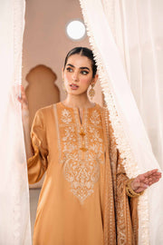 Nishat With You Unstitched Embroidered Sateen 3Pc Suit - 42206441