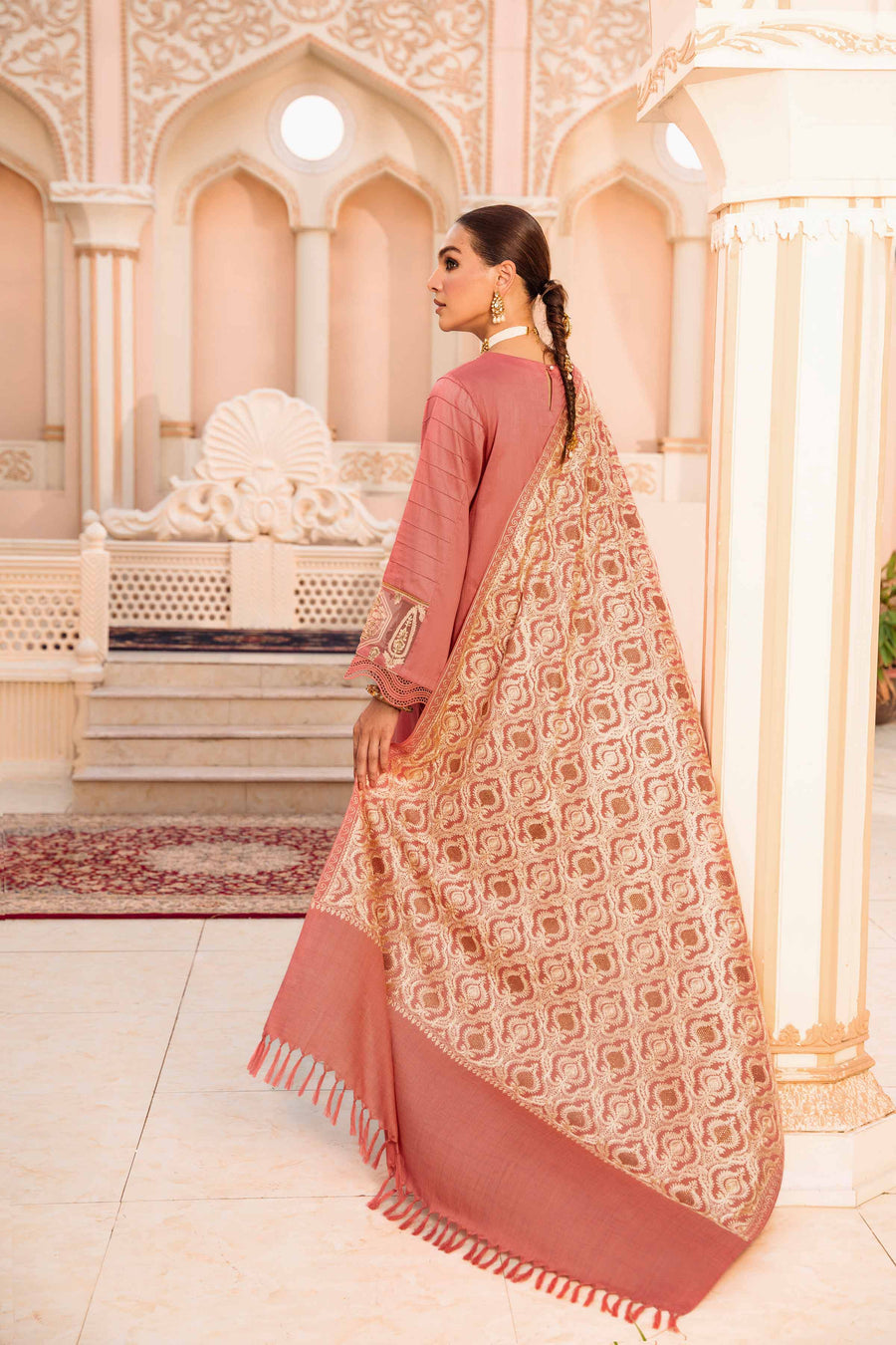 Nishat With You Unstitched Embroidered Sateen 3Pc Suit - 42206442