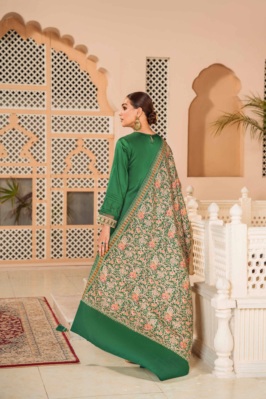 Nishat With You Unstitched Embroidered Sateen 3Pc Suit - 42206443