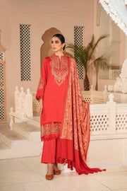 Nishat With You Unstitched Embroidered Sateen 3Pc Suit - 42206444