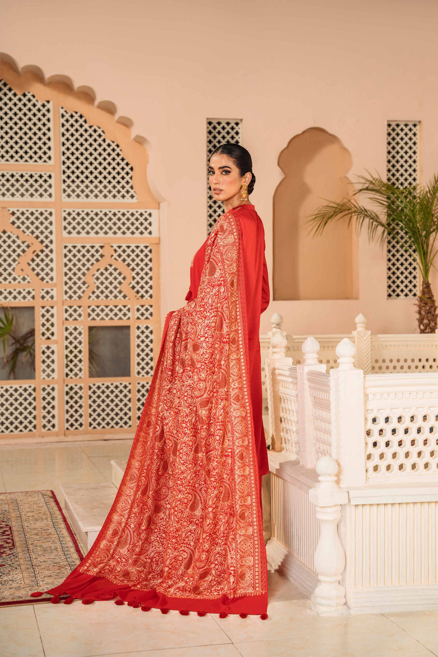 Nishat With You Unstitched Embroidered Sateen 3Pc Suit - 42206444
