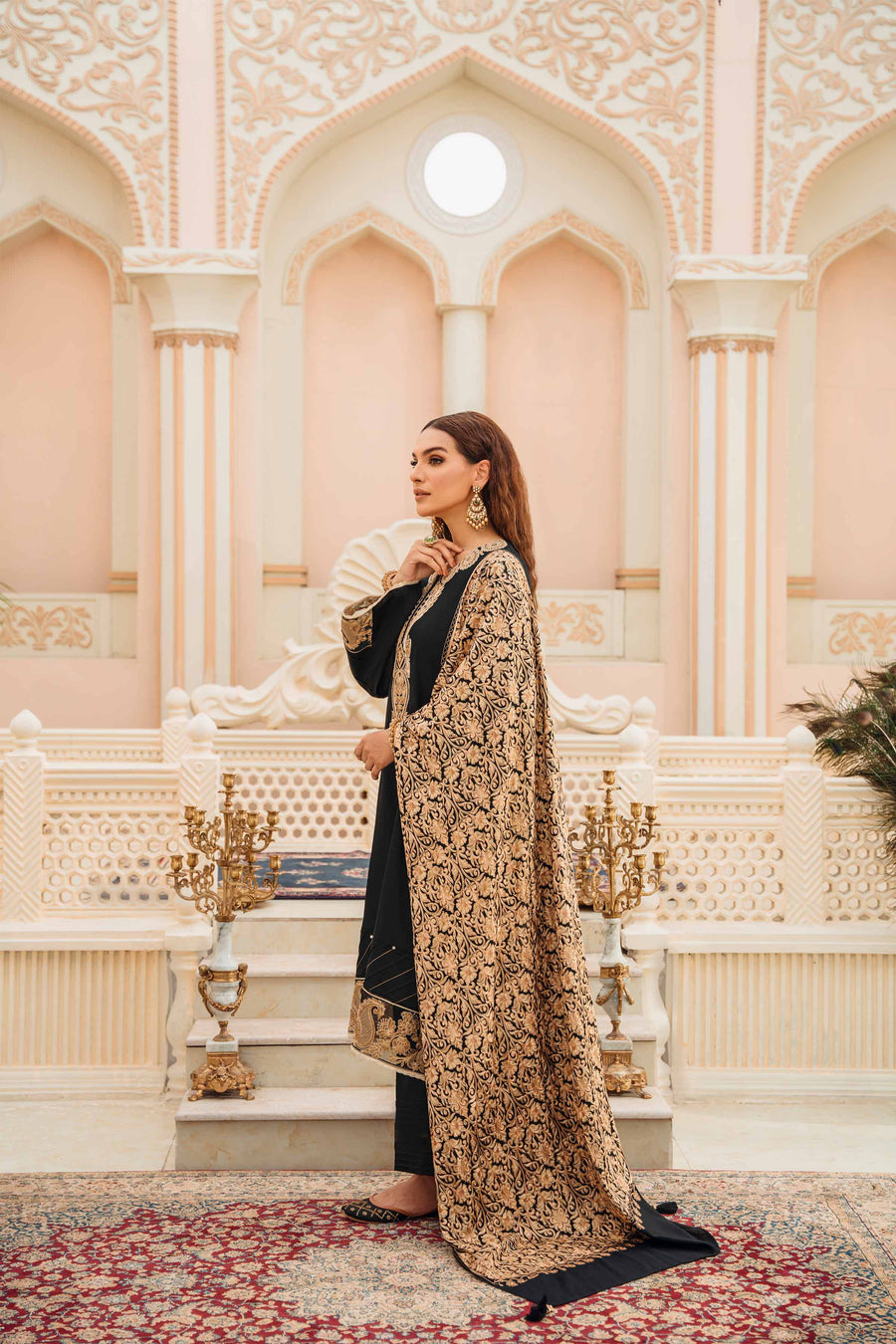 Nishat With You Unstitched Embroidered Sateen 3Pc Suit - 42206445