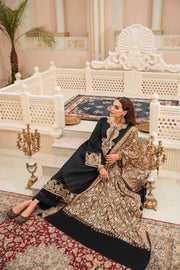 Nishat With You Unstitched Embroidered Sateen 3Pc Suit - 42206445