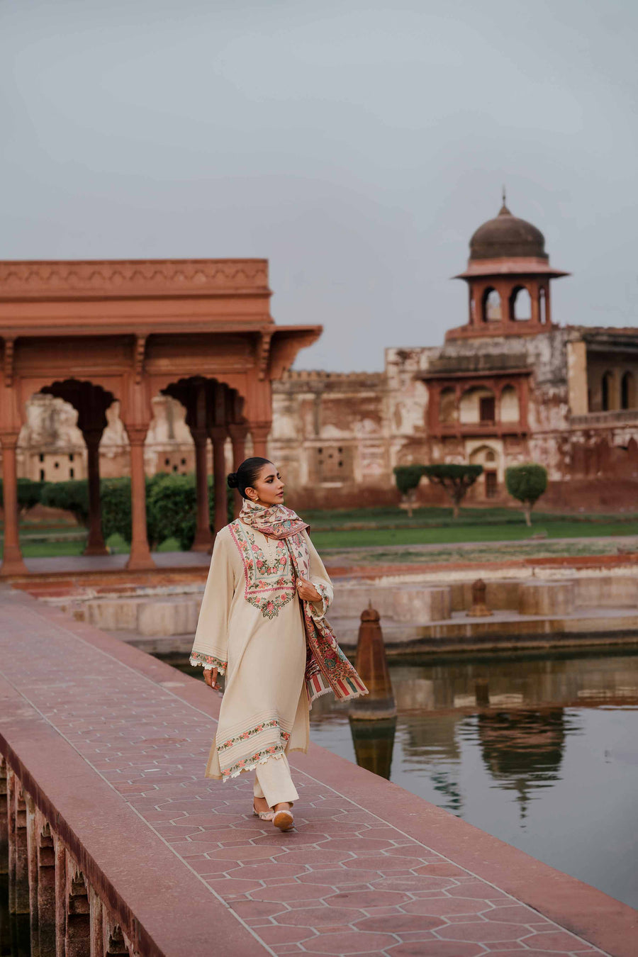 Nishat With You Unstitched Embroidered Karandi 3Pc Suit - 42206447