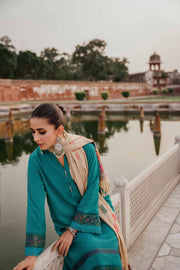 Nishat With You Unstitched Embroidered Karandi 3Pc Suit - 42206452