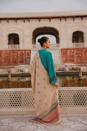 Nishat With You Unstitched Embroidered Karandi 3Pc Suit - 42206452