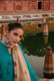Nishat With You Unstitched Embroidered Karandi 3Pc Suit - 42206452