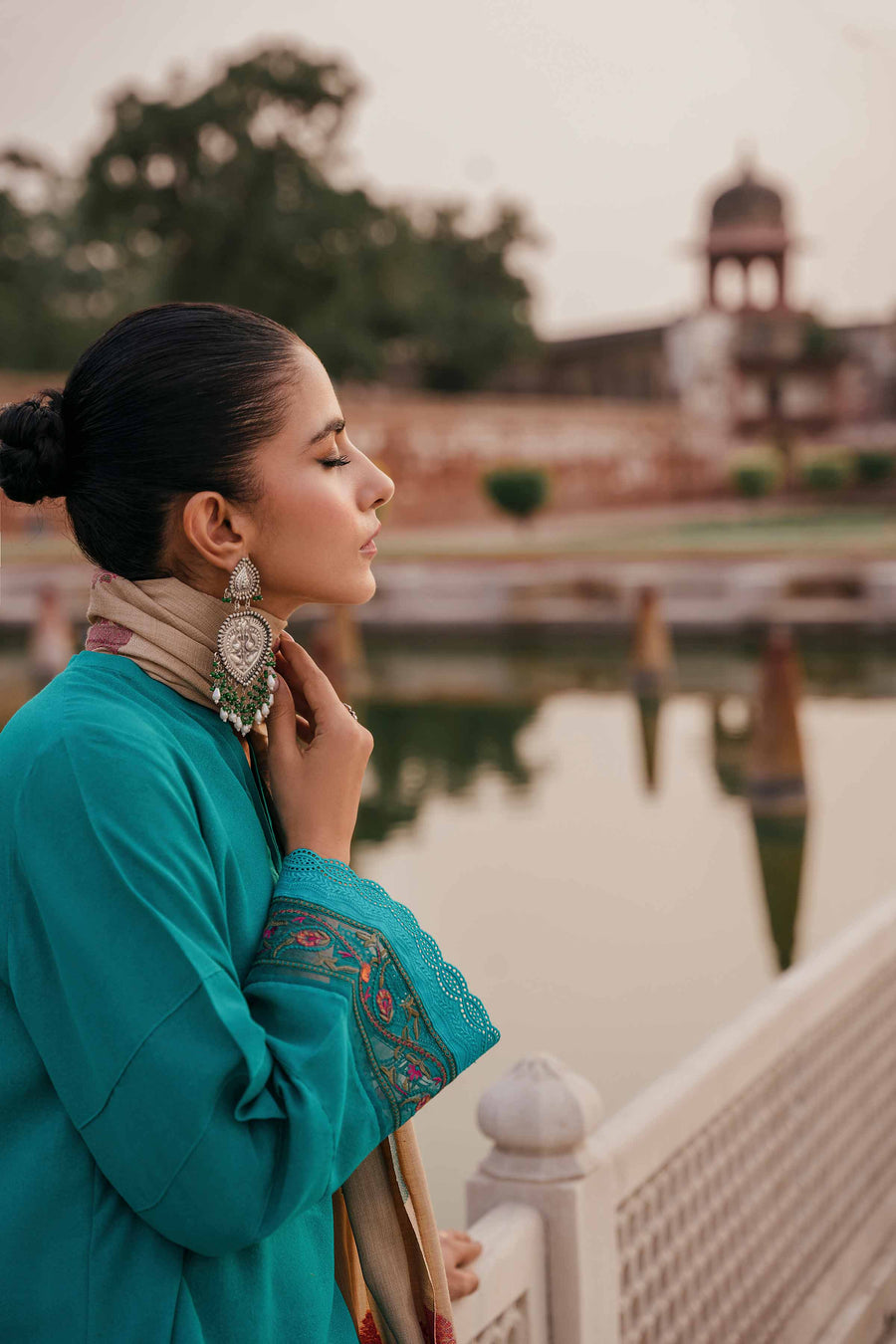 Nishat With You Unstitched Embroidered Karandi 3Pc Suit - 42206452