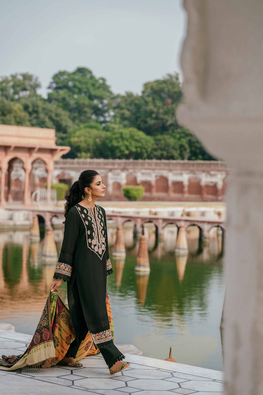 Nishat With You Unstitched Embroidered Karandi 3Pc Suit - 42206455