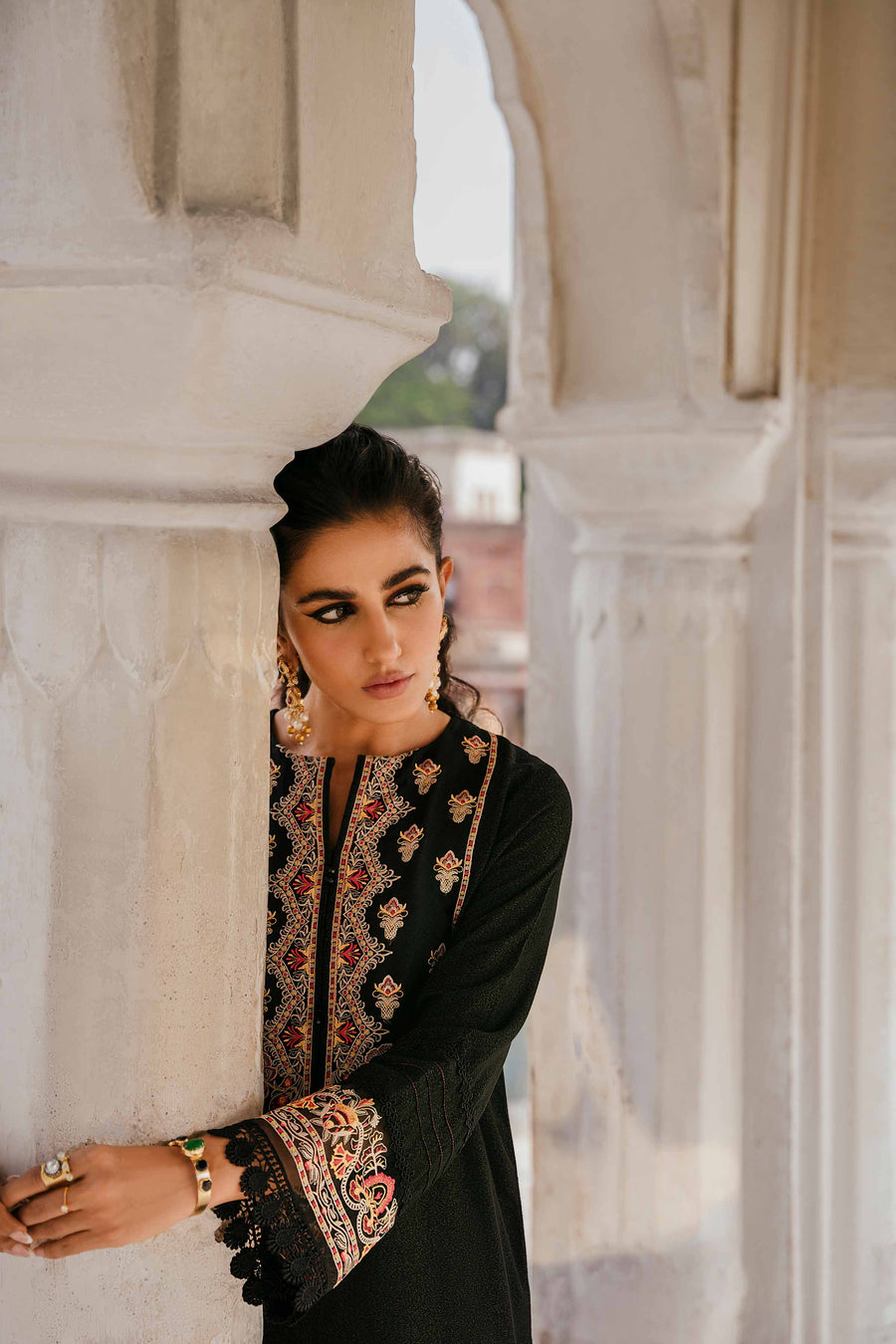 Nishat With You Unstitched Embroidered Karandi 3Pc Suit - 42206455