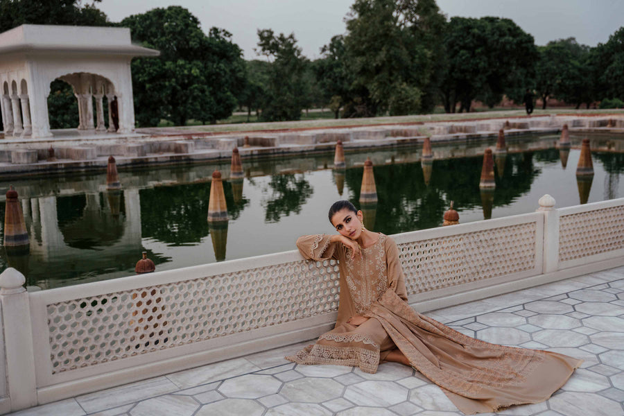 Nishat With You Unstitched Embroidered Karandi 3Pc Suit - 42206456