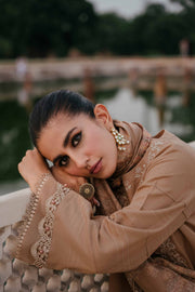 Nishat With You Unstitched Embroidered Karandi 3Pc Suit - 42206456