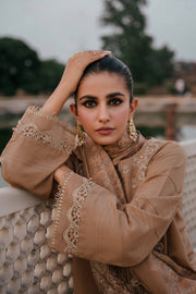 Nishat With You Unstitched Embroidered Karandi 3Pc Suit - 42206456