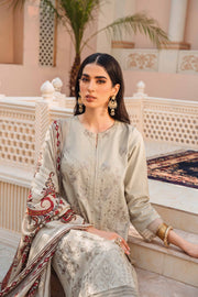 Nishat With You Unstitched Embroidered Karandi 3Pc Suit - 42303001