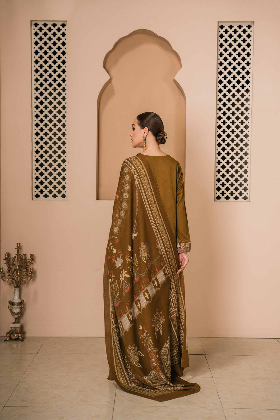 Nishat With You Unstitched Embroidered Karandi 3Pc Suit - 42303002