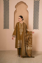 Nishat With You Unstitched Embroidered Karandi 3Pc Suit - 42303002