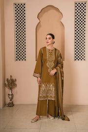 Nishat With You Unstitched Embroidered Karandi 3Pc Suit - 42303002