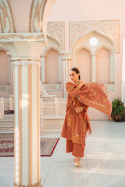 Nishat With You Unstitched Embroidered Karandi 3Pc Suit - 42303004