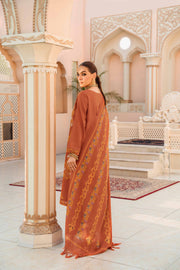 Nishat With You Unstitched Embroidered Karandi 3Pc Suit - 42303004