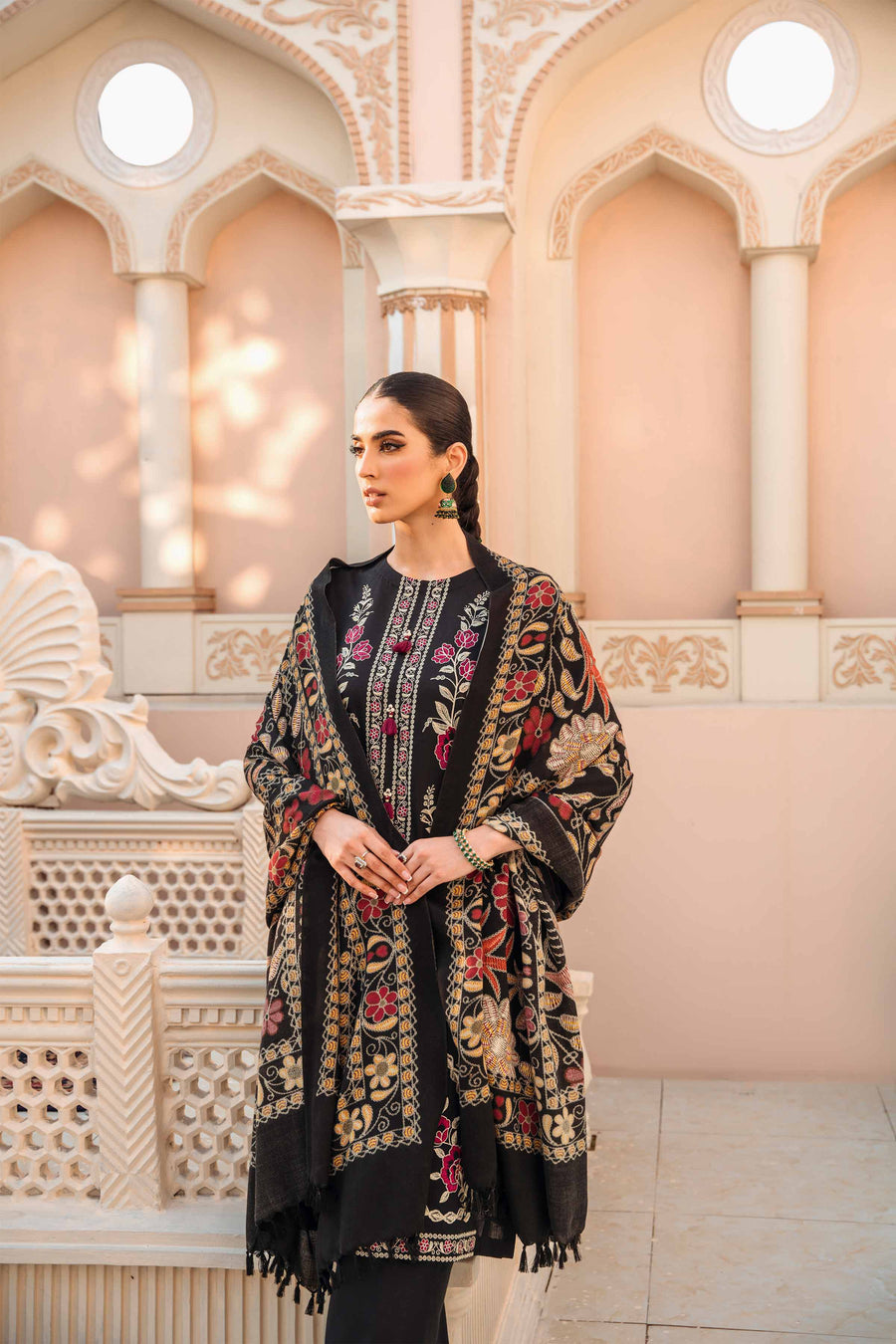 Nishat With You Unstitched Embroidered Karandi 3Pc Suit - 42303008