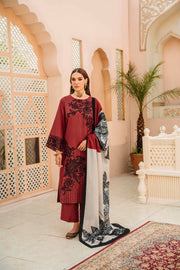 Nishat With You Unstitched Embroidered Karandi 3Pc Suit - 42303010