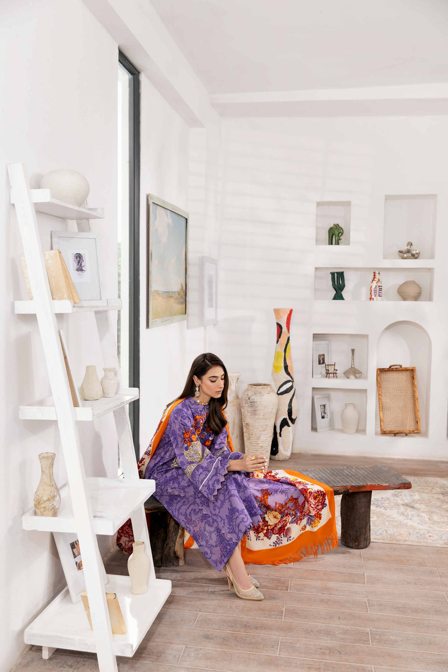 Nishat With You Unstitched Embroidered Khaddar 3Pc Suit - 42303012