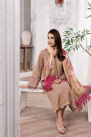 Nishat With You Unstitched Embroidered Khaddar 3Pc Suit - 42303013