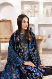 Nishat With You Unstitched Embroidered Khaddar 3Pc Suit - 42303015
