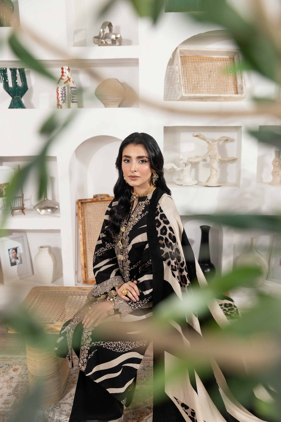 Nishat With You Unstitched Embroidered Khaddar 3Pc Suit - 42303016